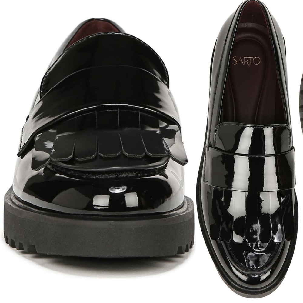 Franco Sarto Calista Loafer - Black Size 9.5. Worn once.